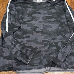 Sundry Camouflage Long Sleeve shirt
